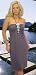 Designer Grey Halter Sundress Dress By Jax Couture