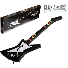 Power X Ten Frets Wired Guitar Controller V2.0 for PS2 and PS3 by Guitar Hero