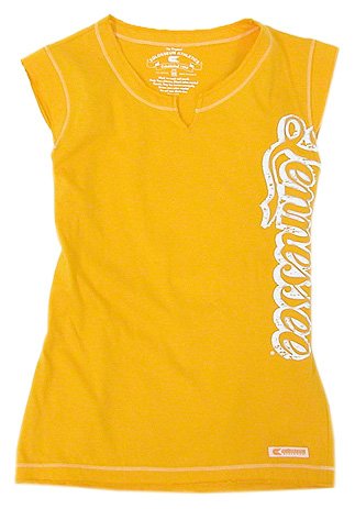 Buy Tennessee Ladies Cool Down Cap Sleeve Tee by Colosseum Athletics