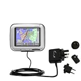 International Wall / AC Charger for the TomTom Go 500 - Gomadic Brand w/ TipExchange Technology