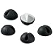 Wentronic Kabelf�hrung f�r Schreibtisch schwarz 5er Set