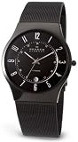 Skagen Men's Classic 233XLTMB Black Titanium Quartz Watch with Black Dial