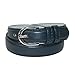 CTM Toddlers Basic 1 Inch Leather Belt, Small, Navy