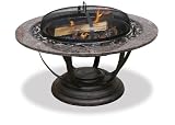 Uniflame Outdoor Fireplace with Granite Mantel
