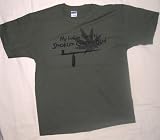 MY INDIAN NAME IS SMOKUM GREEN BUD T-SHIRT - stoner t-shirts - POT SHIRTS - WEED T-SHIRTS