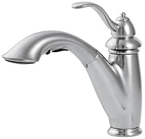 Price Pfister 53270SS Marielle Single-Handle Kitchen Faucet with Pull-Down Spout Sprayer, Stainless Steel