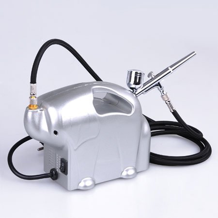 0.3 mm Dual Action Airbrush Kit Protable Air Compressor