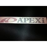 1 X Apexi Racing Decal Sticker (New) Black/red Size 7"x1.1"