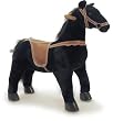 World Safari BLK ROLLING RIDE ON HORSE 26" IN STOCK