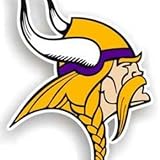 Minnesota Vikings 12 Inch Logo Car Magnet