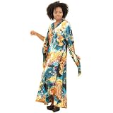 Shimmering Floral and Paisley Jeweled Caftan Kaftan