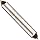 Magafor 412 Series Cobalt Steel Double-End Countersink, Uncoated (Bright) Finish, Zero Flute, 60 Degrees, 0.25" Shank Diameter, 0.25" Body Diameter