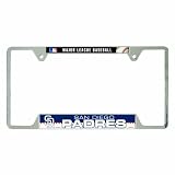 MLB San Diego Padres Metal License Plate Frame