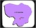 Decorated Mouse Pad with map, vector, eps