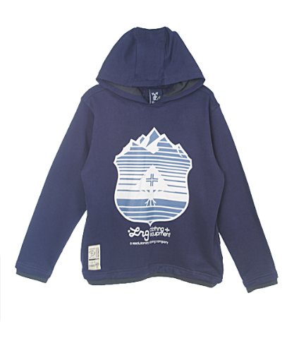 LRG - Kids Boys 8-20 Thermal Defense Hoodie, Navy, Medium