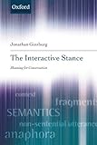 The interactive stance : meaning for conversation