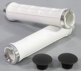 BMX,自転車 ロックオン　グリップ　INSANES　FESTIVAL-1 GRIP　WHITE/POLISH KO-1