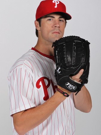 Philadelphia Phillies Photo Day, CLEARWATER, FL - FEBRUARY 22: Cole Hamels Photographic Poster Print by Nick Laham, 9x12