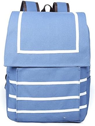 Anime Sailor Moon Sailor Suit Shape Schoolbag Canvas Shoulders Backpack (Blue)