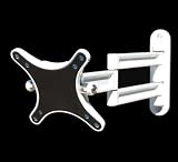 CHEETAH MOUNTS LCD TV/MONITOR TILT AND SWIVEL ARTICULATING ARM WALL MOUNT FOR 15-24" UP TO 33LBS WHITE