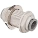 John Guest Acetal Copolymer Tube Fitting, Bulkhead Union, Tube OD (Pack of 10)