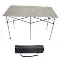 Aluminium Alu Campingtisch Rolltisch 120x70cm
