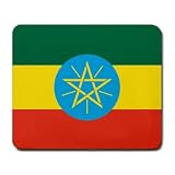 Ethiopia Flag Mouse Pad