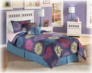 Twin Panel Headboard in White