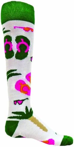 SockupFlip Flop Socks Medium White/Multi Colors