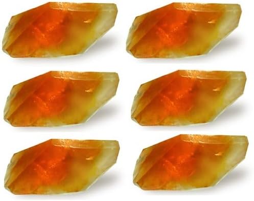 TS Pink Palm Stones 1.5 oz Soap Rocks, Amber Citrine, 6 Pack