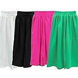 カジュアル なベビー キッズ 子供 用 スカンツ スカート パンツ 白 黑 赤 緑 4色から選べます 100 110 120 130　140　センチ　【My Principles】 (100センチ, 