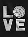 Tstars Volleyball Hoodie Love Graphic Pullover for Teen Girls and Women Sporty Sweatshirt for Players Fans Coaches Medium California Blue