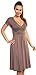 Glamour Empire Women's Knee Length Short Sleeve Jersey Skater Summer Dress 108