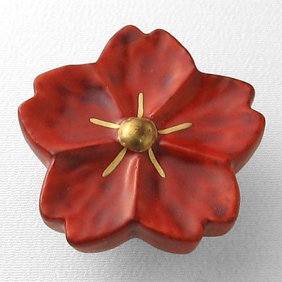 かさねの色目帯留め 花衣
