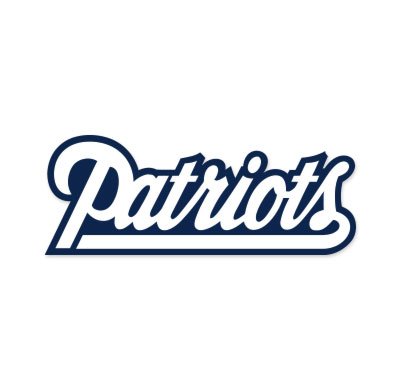 New England Patriots NFL Large Sticker (12
