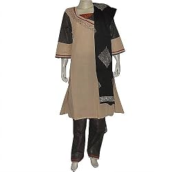 Indian Dresses Cotton Embroidered Salwar Kameez Size XL (slk382b)