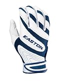 Easton Women's Synge VRS Fastpitch Batting Glove (White/Navy, Small)