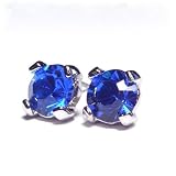 pewterhooter boucles d'oreilles de cristal avec boîte-cadeau.Fait avec cristal Swarovski.