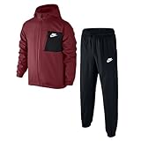 NIKE(ナイキ) ウインドブレーカー 上下セット キッズ YTH WINGER ウーブン トラックスーツ セットアップ 140サイズ 677-チームレッド 805473-140-677