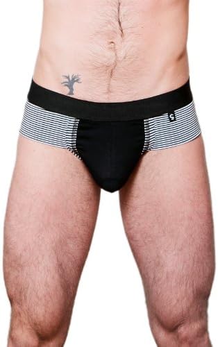 Chris Salvatore Men's Athletic Brief - with Exclusive Double Pouch Support (Large)