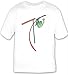 T-shirt with green, body, individuals, individual, humans, person, jumping, frog, human, persons, athlete, vault, people, pole