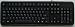 Black Arabic - English Multi-Color USB Wired Keyboard (Vivid Blue Arabic with White English Letters / Characters on Black Keys)
