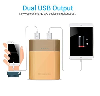 Portronics Velocity 13400 mAh Power Bank-Golden