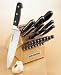 TOOLS OF THE TRADE 18-Piece Fully Forged Knife Set with Block, 2008684