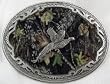 Mossy Oak Pheasant Hunting Enamel Pewter Buckle ,Sport Buckle