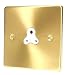 SATIN BRASS 5 AMP SOCKET C455BBW