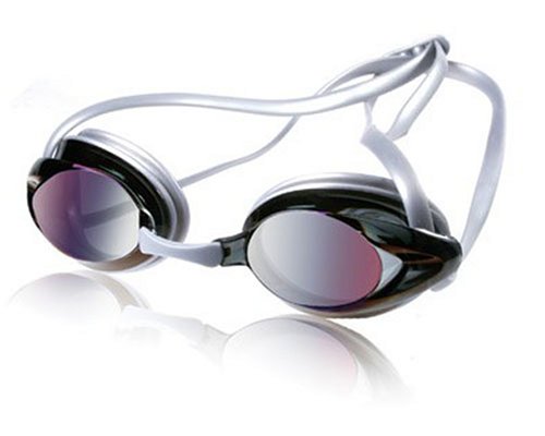 Speedo Junior Vanquisher Plus Mirrored Swim Goggle (Silver/Smoke)