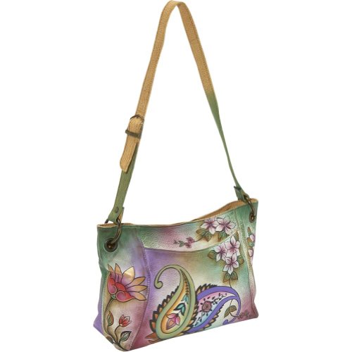 Anuschka Medium Hobo: Oriental Lotus Anuschka Medium Hobo: Oriental Lotus