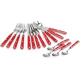 GSI Outdoors Pioneer Cutlery Set (Red)