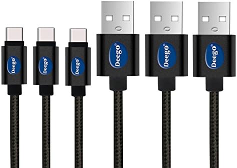 3 Pack USB Type C Cable,Kandera Extra Long 6.6ft USB-C to USB 2.0 High-Speed Nylon Braided Cord with Magnetic Connector for New Macbook,ChromeBook,Oneplus 2,LG G5,Google Nexus 6P/5X,Huawei,Xiaomi